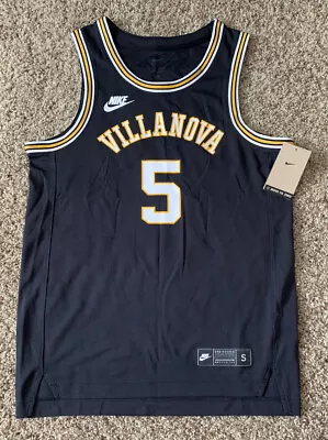 NEW Nike Villanova Wildcats #5 Basketball Jersey Mens Small Pitch Blue Throwback • $64.99