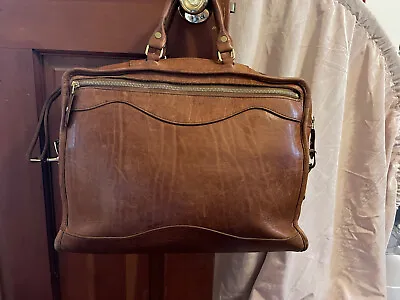 J W HULME  Leather Briefcase / Made In USA • $185