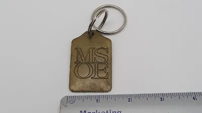 Vintage Hallmark Brass MSOE Milwaukee School Of Engineering University Keychain • $19.99