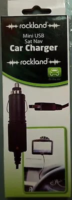 Rockland F812126 Car Charger Usb To Mini Usb Sat Nav TomTom Charger RAC Hama Gps • £5.95