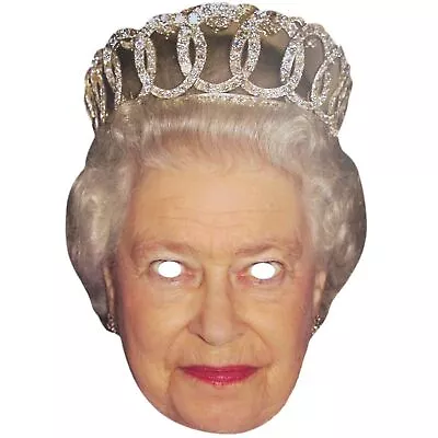 Queen Elizabeth Face Mask Royal Family Celebrity Events Fancy Dress Street Party • £3.02