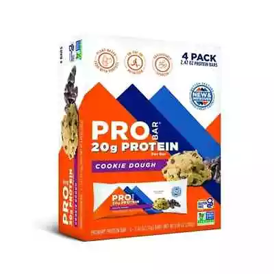 PROBAR - Protein Bar Cookie Dough 20g Plant-Based Protein 4 Ct • $15.99