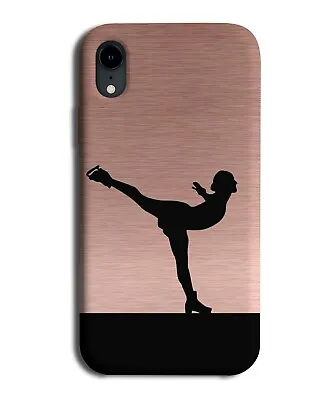 Ice Skating Phone Case Cover Skates Skater Figure Gift Present Rose Gold I678 • £14.95