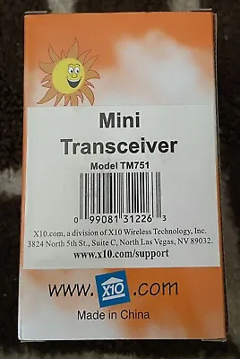 $17.99 • Buy X-10 Powerhouse Mini-Transceiver Module TM751-C Unused