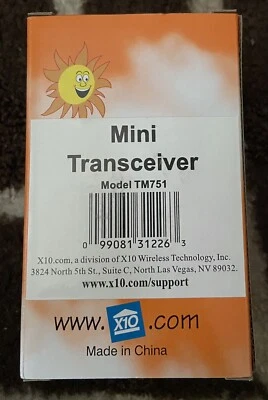 $17.99 • Buy X-10 Powerhouse Mini-Transceiver Module TM751-C Unused