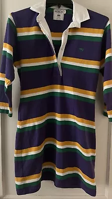 Perlis Mardi Gras Rugby Dress. Small. • $45