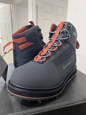 Simms Fishing Guide Wading Boot Vibram Rubber Sole NEW IN BOX • $100