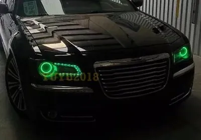 Dream Color Halo Ring For Chrysler 300 11-16 Flow Chasing RGB Headligh DRL APP • $68.40