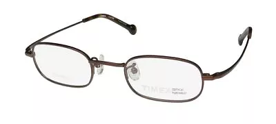 New Timex 4:36 Pm Eyeglass Frame Full-rim Designer Titanium 44-21-140 Brown Mens • $29.95