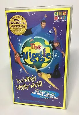 The Wiggles Wiggly Wiggly World VHS Video Cassette Vintage ABC 2000. PAL Format • $22.95