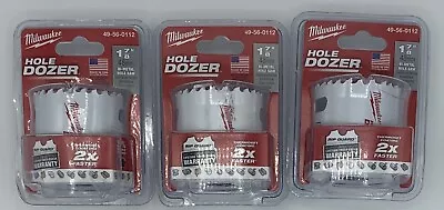 Milwaukee Electric Tool 49-56-0112 Electric Bi-Metal Hole Saw 1-7/8  - 3 Pack • $29.99