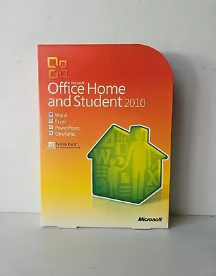 Microsoft Office Home And Student 2010 Family Pack For Windows 7 Vista And XP • $34.95