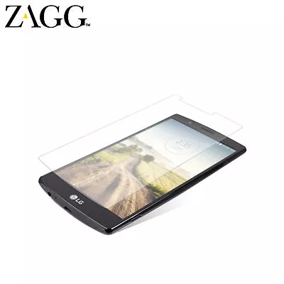 2 X ZAGG LG G4 InvisibleSHIELD Tempered GLASS Screen Protector Guard Clear • £2.75