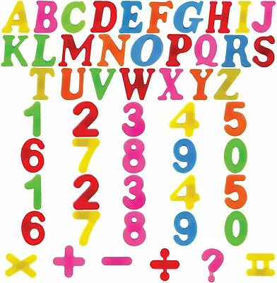 Magnetic Letters Numbers Alphabet Fridge Magnets Kids Child Learning Maths Toy • £3.25