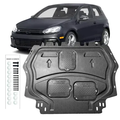 $88.66 • Buy For VW Golf R 2012-2014 Auto Under Engine Splash Shield Guard Mudguard Black