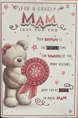 Happy Birthday Mam Card / Birthday Card For Mam 8 Page Insert • £2.69