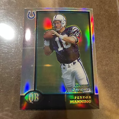 1998 Bowman Chrome Preview Refractor Peyton Manning #BCP1 Rookie RC HOF RARE • $119.99