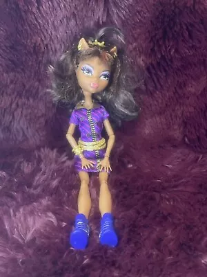 Monster High Coffin Bean Clawdeen Wolf Doll Mattel Good Condition • $20