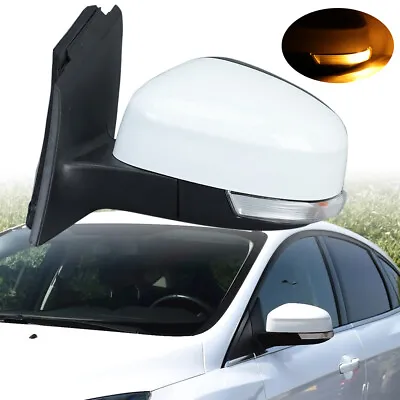 LH New White Door Mirror For Ford Focus LW LZ 2011 2012-2018 Left Passenger Side • $123.85