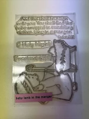 My Favorite Things Stamps - Baby Lamb In The Manger • $4