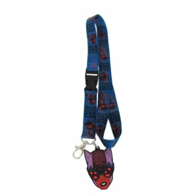 $9.95 • Buy Catwoman Lanyard Keychain With ID Holder And Rubber Charm Batman