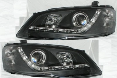 $299.40 • Buy Projector Headlights For Ford Falcon BF Model Sedan Ute Wagon DRL Like LED Black