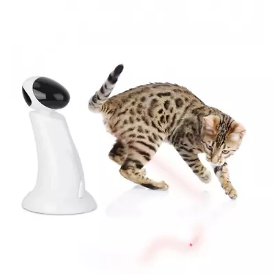 Laser Beam Cat Toy - Interactive Automatic Robot Pointer Pet Kitty Play - AFP • $39.99