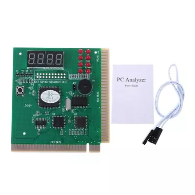 For 4Digit PC Computer Diagnostic Card Motherboard Mainboard POST Tester PCI ISA • $11.34