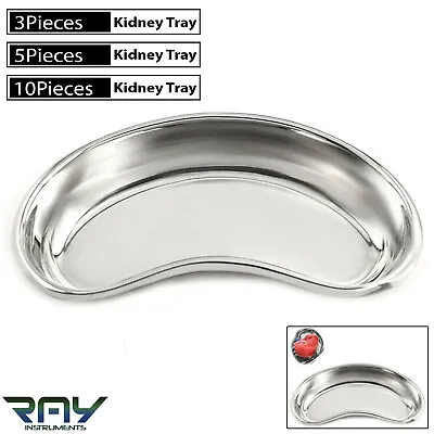 Dental Kidney Bowl Tray Medical Veterinary Dish Emesis Basin Stainless Steel • $9.45