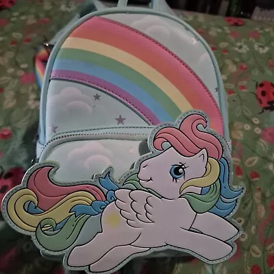 Loungefly My Little Pony Starshine Rainbow Mini Backpack Used Once • £55