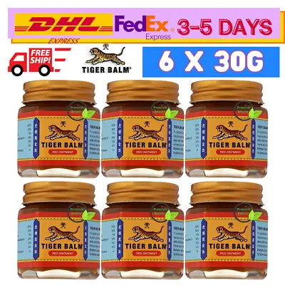 Pain Relief Tiger Balm Aches Pain Insect Bites Ointment Muscular (RedWhite) X12 • $48.58
