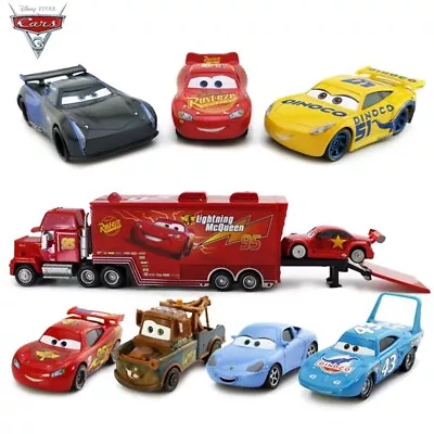 Disney Pixar Cars Tow Mater & McQueen 1:55 Metal Diecast Toys Car Loose New • $11.99