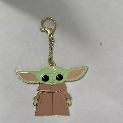 Baby Yoda Child The Mandalorian Keychain Star Wars Grogu Metal Disney Bobba Fett • $9.74