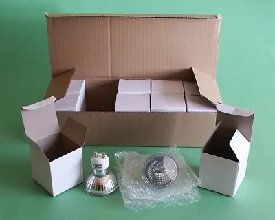 Box Of 10 New & Unused Gu10-c 35w Halogen Spotlight Bulbs • £10