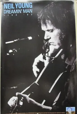 $7.99 • Buy NEIL YOUNG 2010 Dreamin' Man Live '92 Promotional Poster Flawless NEW Old Stock