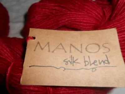 2 X 100gr Skeins  Shade 2106 Manos Del Uruguay Silk Blend DK • £18