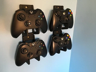 Four Xbox One And Xbox 360 Controller Wall Mounting Brackets • $28.99