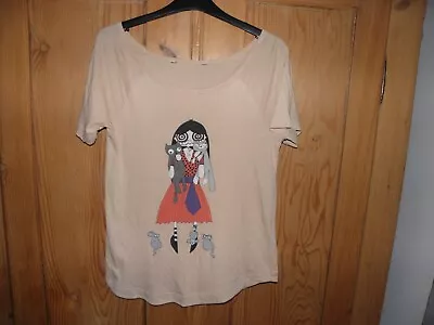 Marc By Marc Jacobs Short Sleeve Brown T-shirt Size S • £9.99