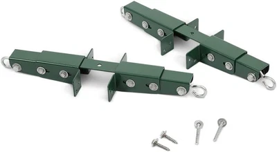 $53.99 • Buy Gorilla Playsets 11-4026-P Adjustable Glider Brackets For Swing Sets (Pair), Gre