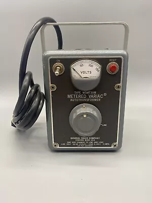 General Radio Metered Variac W5MT3VM Autotransformer -UNTESTED- Vintage • $79.99