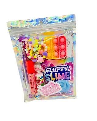 Girls Birthday Party Favours Cute Treat Bags Pre Filled Party Bags Lip Balm • £4.65