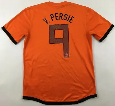 Holland Euro 2012 #9 Van Persie Robin 2014 Nike Jersey Shirt Netherlands KNVB M • £29.99