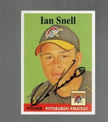 Ian Snell 2007 Topps Heritage #261 Autograph Pittsburgh Pirates Signed • $0.99