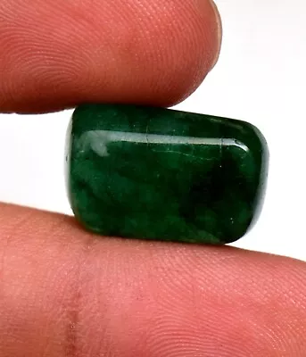 Natural Certified Zambian Emerald Smooth Nugget Beads 17.55 Ct With Out Drill • $65.60