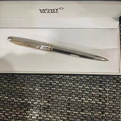 New Authentic Montblanc Silvery Metal 2866 Meisterstuck Ballpoint Star Pen 164P • $95