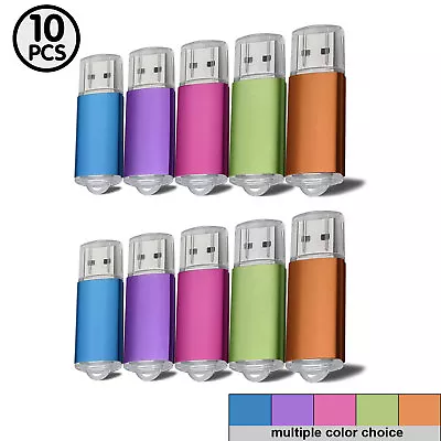 5/10Bulk USB 2.0 Flash Thumb Drives Memory Stick 1G 2G 4G 8G 16G 32G Storage Pen • $23.49