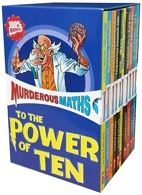 NEW Murderous Maths 10 Books Collection To The Power Of Ten Library Kids Box Set • $37.81