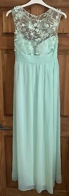 £14.99 • Buy Sistaglam Mint Green Beverley Prom/Bridesmaid Dress Size 10 (New With Defect)