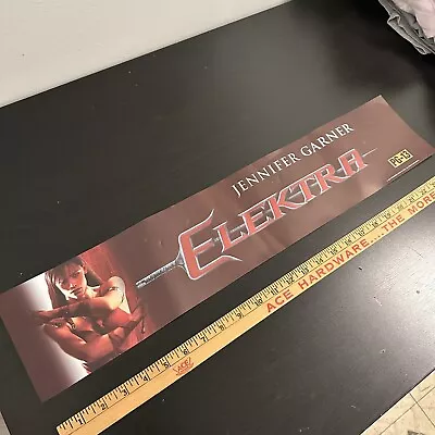 Marvel’s ELEKTRA Movie Theater Mylar Poster 5x25 DS OG Jennifer Garner Creased • $39.99