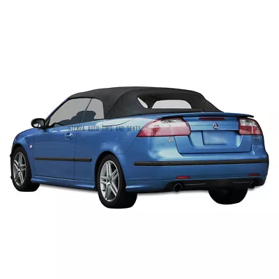 Saab 9-3 Convertible Top 2004-2011 In Black German A5 Cloth No Window • $728.10